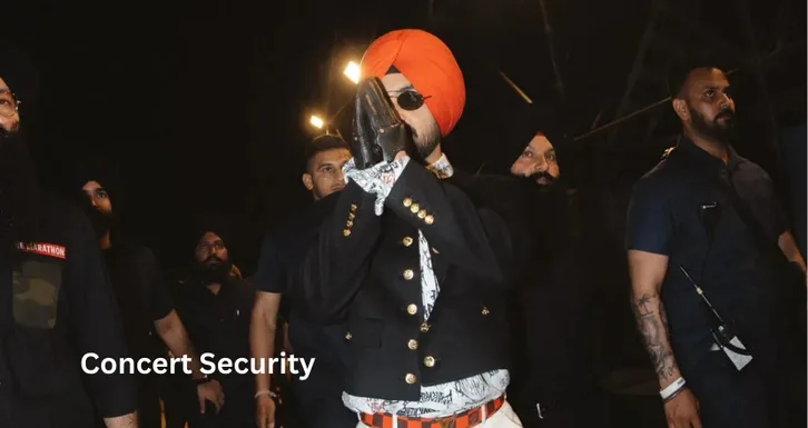 WENS Force personal bodyguard secured Diljit Dosanjh's concert India