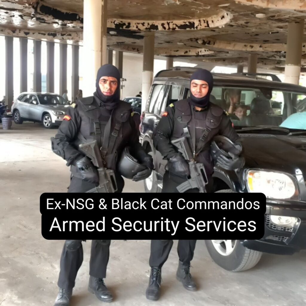 Elite Armed Security Services in Mumbai, Ex-NSG and Black Cat Commandos
