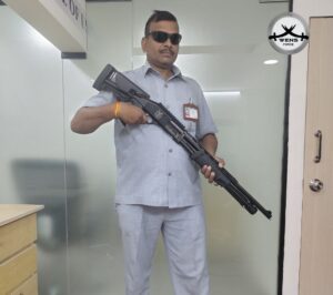 Armed security in Mumbai