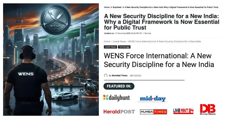 WENS Force Featured In News articles