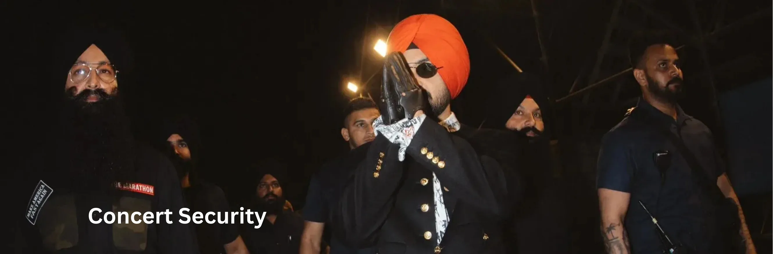 WENS Force personal bodyguard secured Diljit Dosanjh's concert India